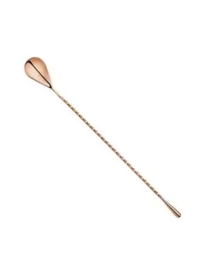 Thìa pha chế – Drop Bar Spoon Rose Gold 30cm – dụng cụ Bar
