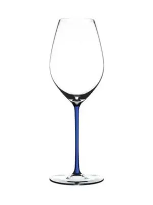 Ly Riedel Fatto A Mano Champagne Wine Glass Dark Blue