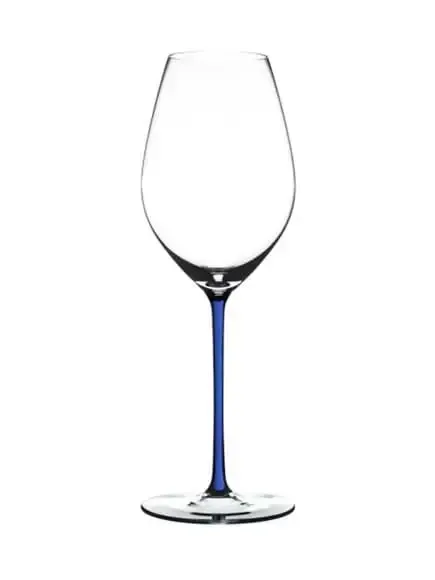 Ly Riedel Fatto A Mano Champagne Wine Glass Dark Blue