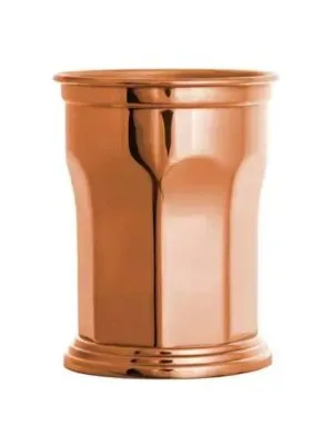Octagonal Julep Cup Copper – dụng cụ Bar, 375ml