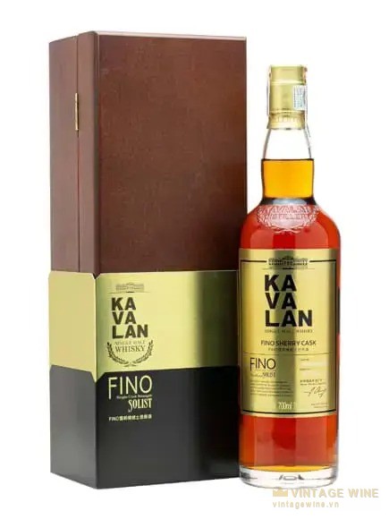 Chai Kavalan Solist Fino Sherry Cask đóng nguyên độ thùng