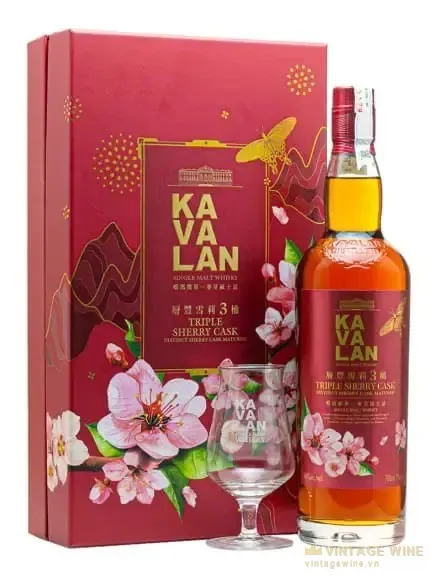 Kavalan Triple Sherry Cask - Mẫu Tết 2025 Single Malt Whisky Đài Loan
