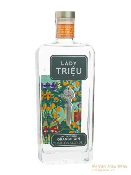 Lady Trieu Contemporary Orange Gin