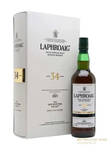 Laphroaig 34 năm - The Ian Hunter Story Book 4