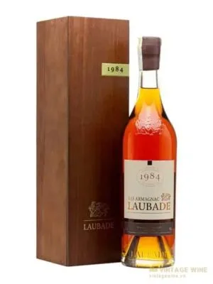 Laubade 1984 – armagnac, Bas-Armagnac, Pháp, 700ml