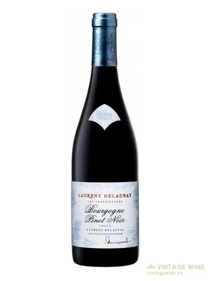 Chai Laurent Delaunay Bourgogne Pinot Noir, vang đỏ Burgundy cho món gà sốt vang