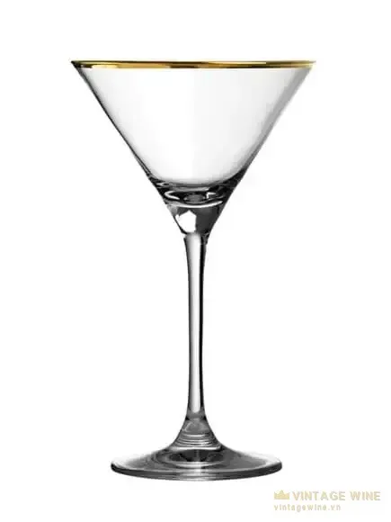Ly Martini Gold Rim