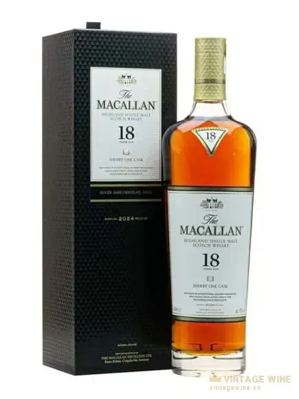 Macallan 18 năm - Sherry Oak 2024