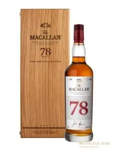 Macallan 78 năm – The Red Collection – single Malt Scotch, Speyside, Scotland, 700ml