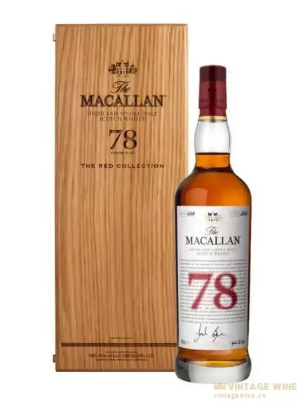 Macallan 78 năm - The Red Collection