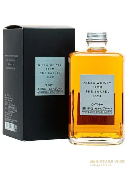 Giá rượu Nikka From the Barrel chai vuông 500ml 51,4%