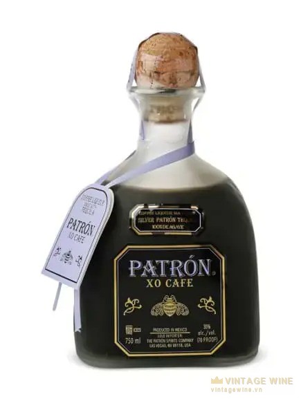 Chai Patrón XO Cafe rượu mùi cà phê nền tequila