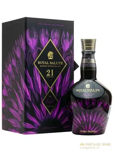 Royal Salute 21 năm - Harris Reed Fuchsia