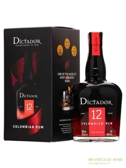 Rum Dictador 12 năm