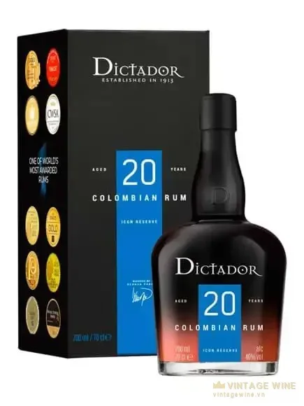 Rum Dictador 20 năm