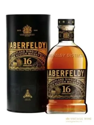 Rượu Aberfeldy 16 năm – single Malt Scotch, Highland, Scotland, 700ml