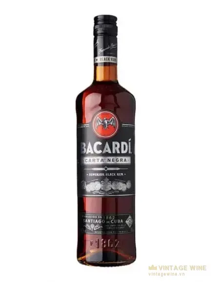 Rượu Bacardi Carta Negra Black