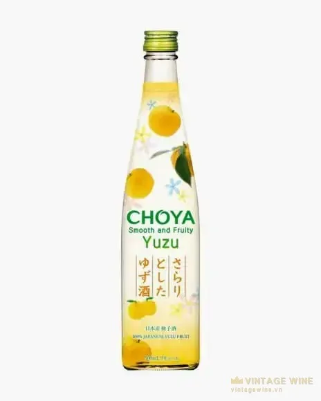 Rượu Choya Sarari Yuzu Smooth and Fruity