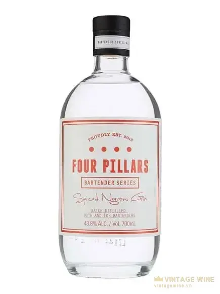 Rượu gin Four Pillars Spiced Negroni
