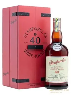 Rượu Glenfarclas 40 năm – single Malt Scotch, Speyside, Scotland, 700ml