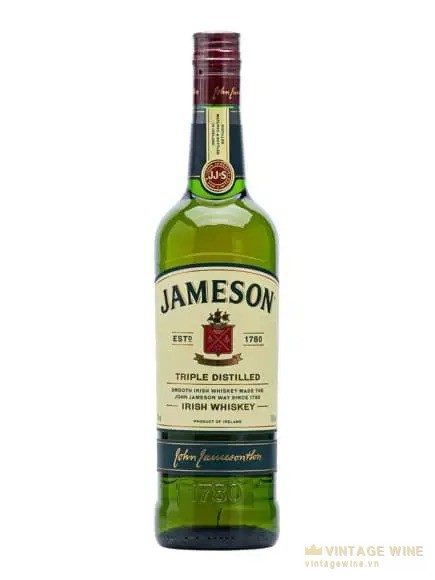 Rượu Jameson Irish whiskey chưng cất ba lần