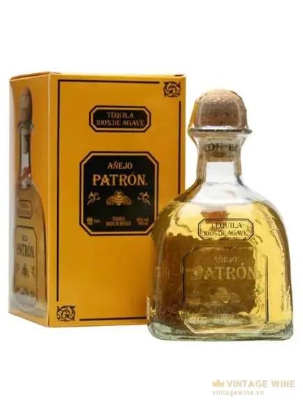 Patron Anejo tequila ủ 12 đến 15 tháng nhiều loại thùng