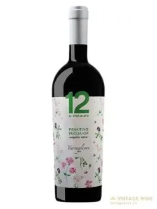 Rượu vang 12 E Mezzo Primitivo Organic