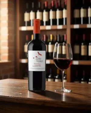Rượu vang Alto Vuelo Estate Series Carmenere – Chile, 750ml (ảnh bối cảnh)