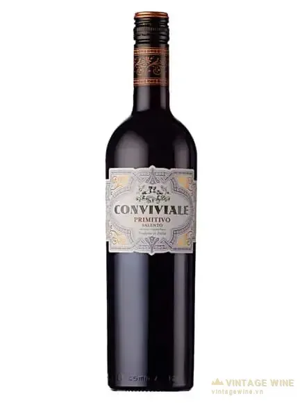 Rượu vang Conviviale Primitivo Salento
