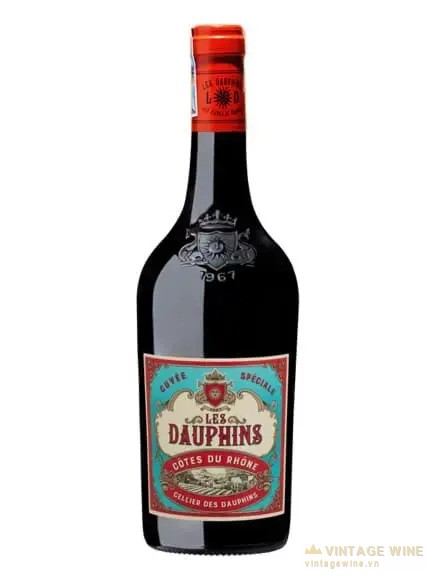 Rượu vang Les Dauphins Cotes du Rhone