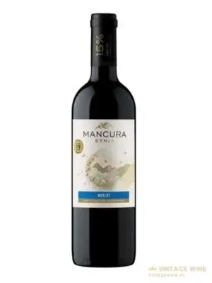Rượu vang Mancura Etnia Merlot
