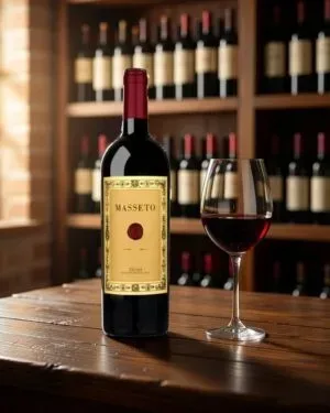 Rượu vang Masseto – Bolgheri, Ý, 750ml (ảnh bối cảnh)