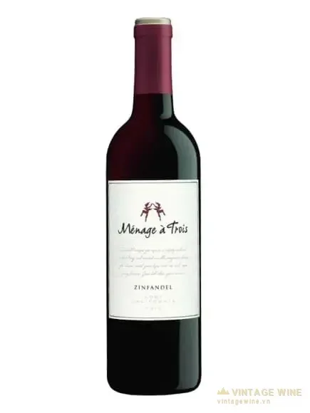 Rượu vang Menage a Trois Zinfandel