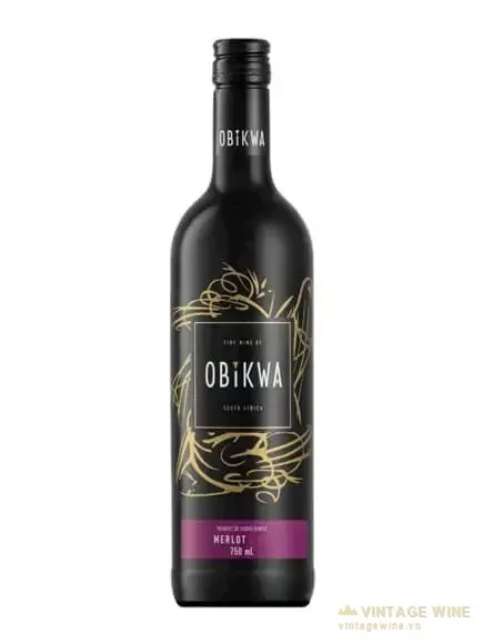 Rượu vang Obikwa Merlot
