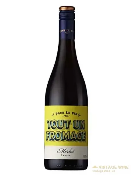 Rượu vang Pour Le Vin Tout un Fromage Merlot