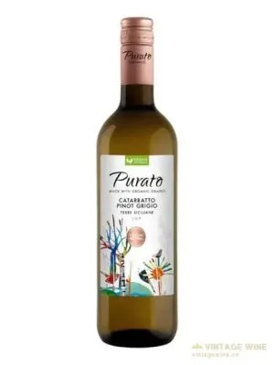 Rượu vang Purato Catarratto Pinot Grigio Organic IGT