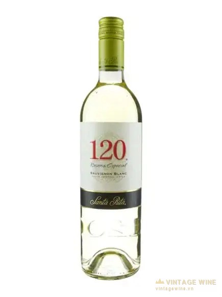 Chai vang trắng Santa Rita 120 Reserva Especial Sauvignon Blanc