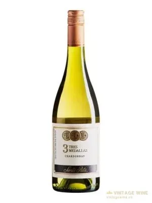 Rượu vang Santa Rita 3 Tres Medallas Chardonnay