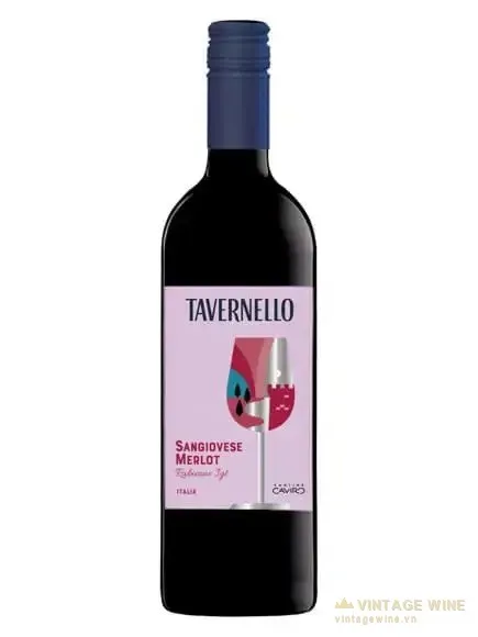 Rượu vang Tavernello Rubicone Red