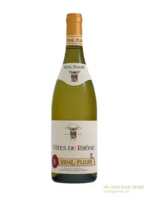Rượu vang Vidal Fleury Cotes Du Rhone Blanc