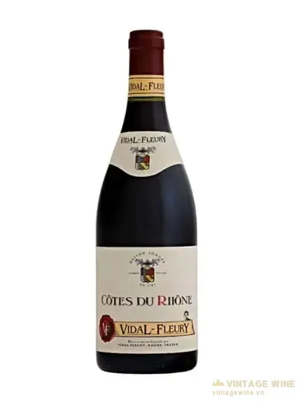 Rượu vang Vidal Fleury Cotes Du Rhone Rouge