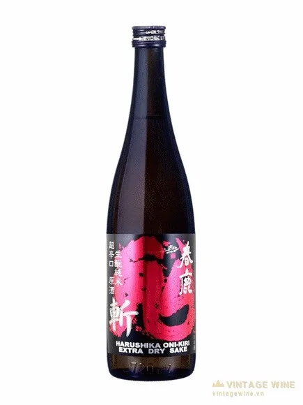 Sake Harushika Kimoto Cho Karakuchi Genshu Onikiri Junmai