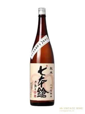 Sake Shichihonyari 80 Seimai Hiire Junmai 1.8L – Shiga, Nhật Bản, 1800ml