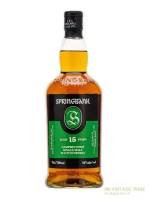 Springbank 15 năm – single Malt Scotch, Campbeltown, Scotland, 700ml