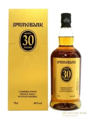 Springbank 30 năm – single Malt Scotch, Campbeltown, Scotland, 700ml