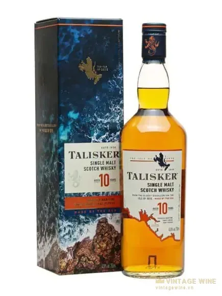 Talisker 10 năm Whisky khói