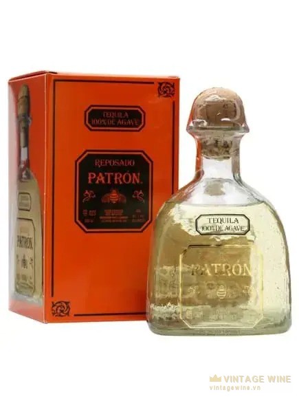 Patron Reposado tequila ủ thùng sồi tối thiểu hai tháng