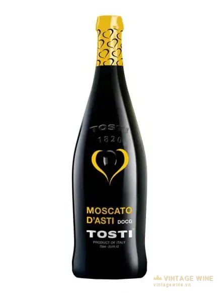 Chai Tosti Moscato d’Asti, một dòng vang ngọt của Ý