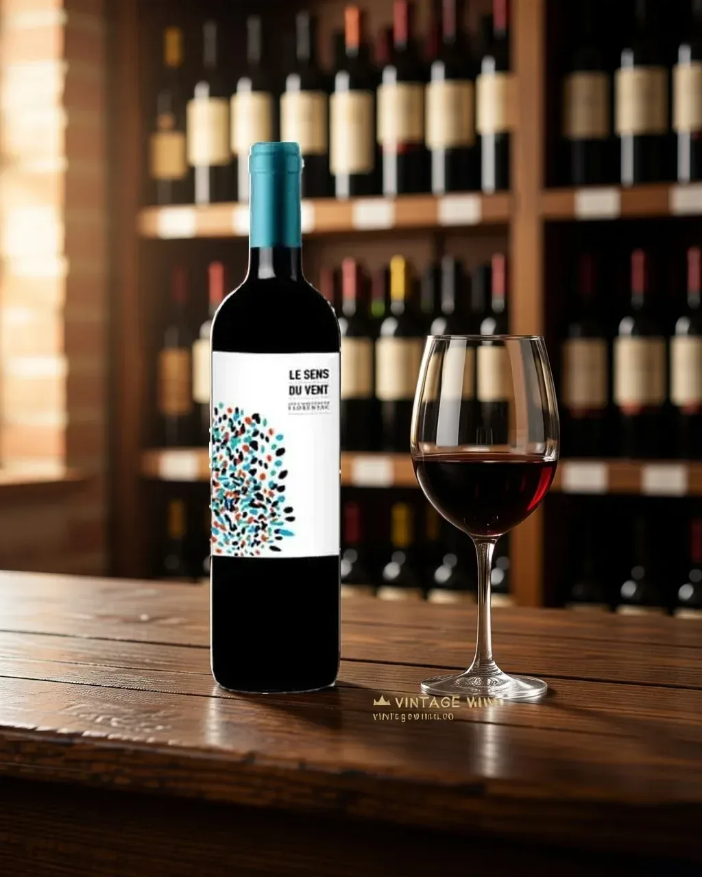 Vang Sens Du Vent Red – Languedoc, Pháp, 750ml (ảnh bối cảnh)