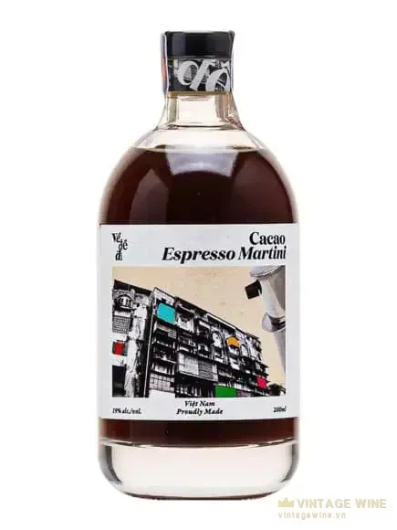 Ve De Di Cacao Espresso Martini 200ml Cocktail pha sẵn